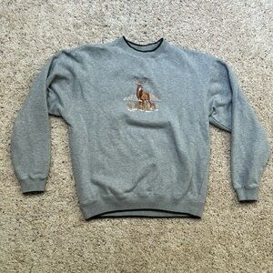 Deer crewneck sweatshirt